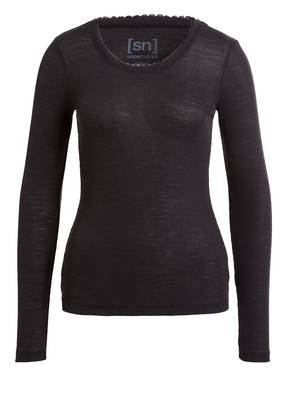 super.natural Funktionswäsche-Shirt SCARLETT mit Merinowolle-Anteil