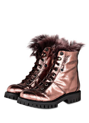 ras Schnürboots mit Felbesatz