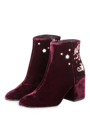 ash Samt-Stiefeletten
