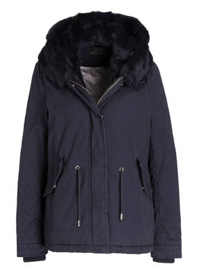 IQ+berlin Parka mit Pelzbesatz