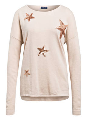 DARLING HARBOUR Pullover mit Paillettenbesatz