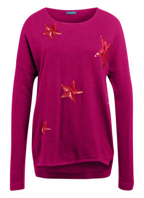 DARLING HARBOUR Pullover mit Paillettenbesatz