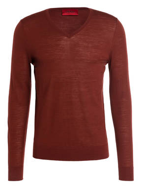 HUGO Feinstrickpullover SAN CARLO aus Schurwolle