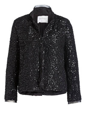 velvet Paillettenblazer