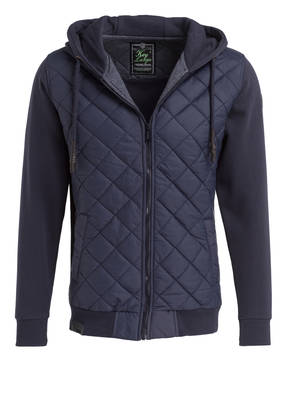 KEY LARGO Sweatjacke ESTATE im Materialmix
