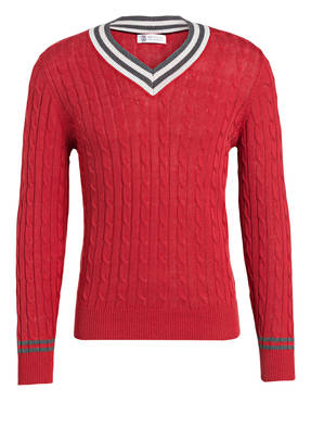 BRUNELLO CUCINELLI Pullover mit Leinenanteil