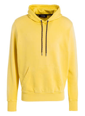 DIESEL Hoodie mit Destroyed-Effekten