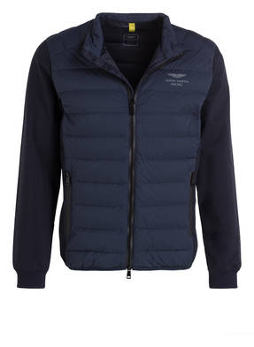 HACKETT LONDON Sweatjacke im Materialmix