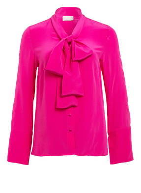Mrs & HUGS Seidenbluse mit Schluppe