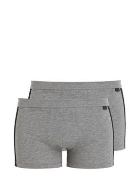 SCHIESSER 2er-Pack Boxershorts COTTON ESSENTIALS