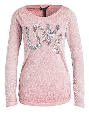 KEY LARGO Longsleeve mit Paillettenbesatz