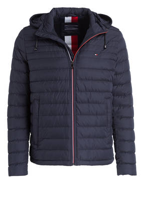 TOMMY HILFIGER Lightweight-Daunenjacke LATHAN mit abnehmbarer Kapuze