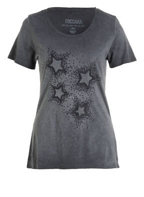 COCCARA T-Shirt FAY mit Paillettenbesatz