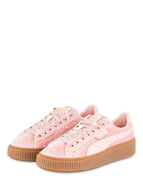 PUMA Samt-Sneaker BASKET PLATFORM