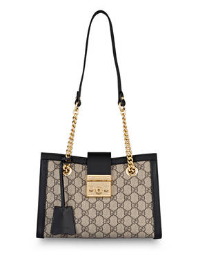 GUCCI Schultertasche PADLOCK GG SUPREME SMALL