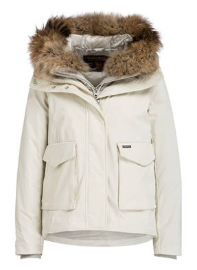 WOOLRICH Parka mit Pelzbesatz