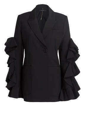 ELLERY Blazer GOLD BAND RUFFLE