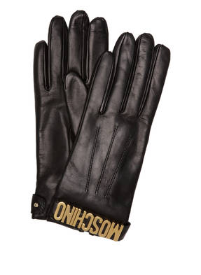 MOSCHINO Lederhandschuhe
