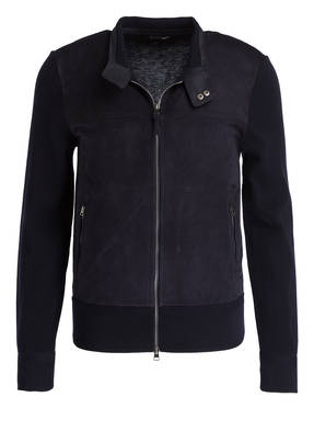 TOM FORD Strickjacke mit Lederfront