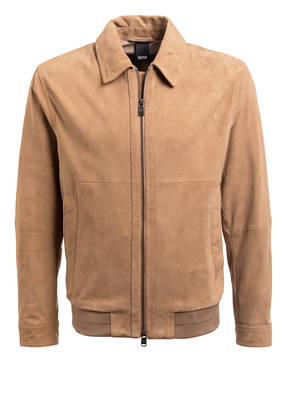 BOSS Velourslederjacke AVELAN