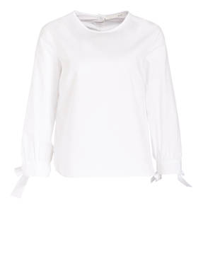 oui Bluse mit Schleifenmanschetten