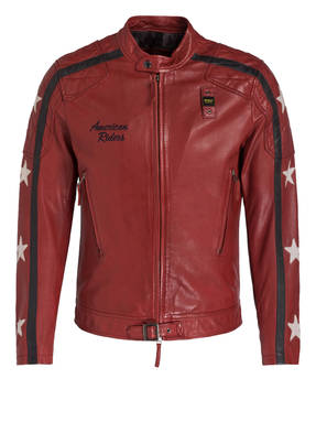 Blauer Lederjacke FANCY