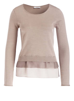 PESERICO Pullover mit Blusensaum