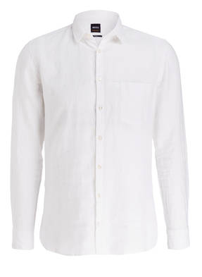 BOSS Leinenhemd CATTITUDE Slim-Fit
