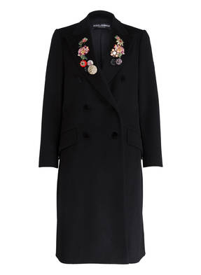 DOLCE&GABBANA Mantel mit Stickereien