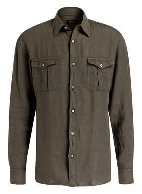 ZZegna Leinenhemd Slim-Fit
