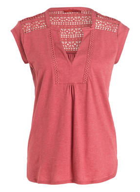 prana T-Shirt YVONNA mit Spitzenbesatz