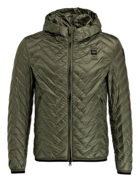 Blauer Lightweight-Daunenjacke