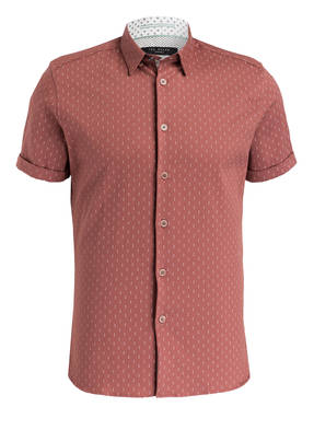 TED BAKER Halbarm-Hemd Extra Slim Fit