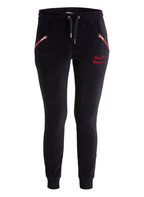 ZOE KARSSEN Samt-Sweatpants
