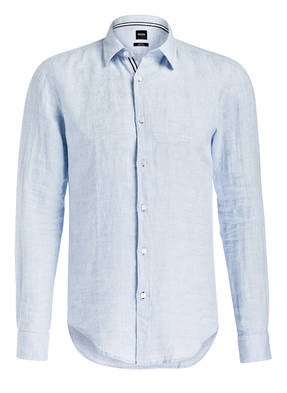 BOSS Leinenhemd RONNI Slim-Fit