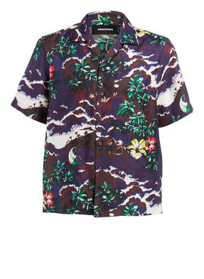 DSQUARED2 Halbarm-Resorthemd aus Seide