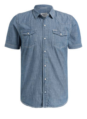GARCIA Halbarm-Jeanshemd Slim Fit