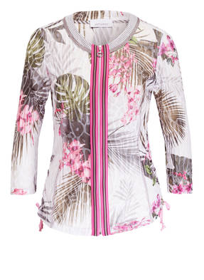 just white Strickjacke mit 3/4-Arm