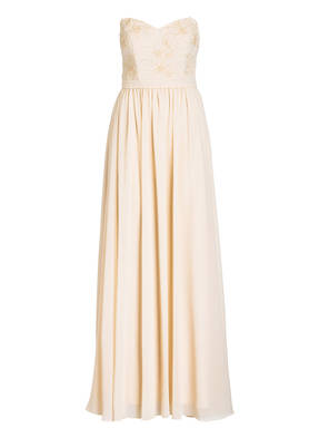 unique Abendkleid mit Schmucksteinbesatz