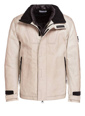 STONE ISLAND 2-in-1-Lederjacke