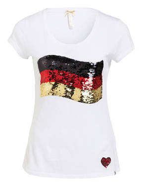 KEY LARGO T-Shirt mit Wendepailletten