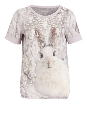 MARCCAIN T-Shirt mit Materialmix