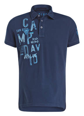 CAMP DAVID Piqué-Poloshirt