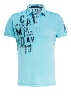 CAMP DAVID Piqué-Poloshirt