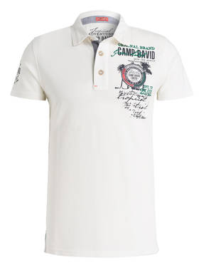CAMP DAVID Piqué-Poloshirt Regular Fit