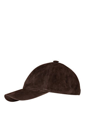eleventy Cap aus Veloursleder