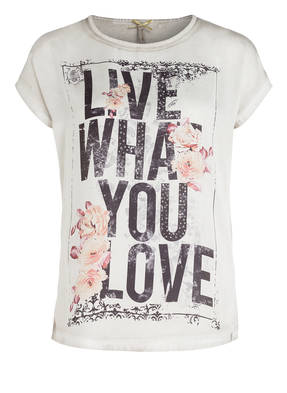 KEY LARGO T-Shirt im Materialmix