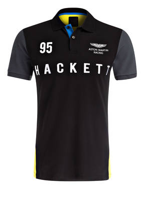 HACKETT LONDON Piqué-Poloshirt aus der ASTON MARTIN RACING Kollektion