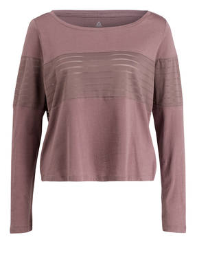 Reebok Longsleeve mit Mesh-Einsätzen