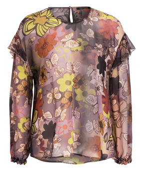LUISA CERANO Seidenbluse mit Volants
